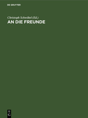 cover image of An die Freunde